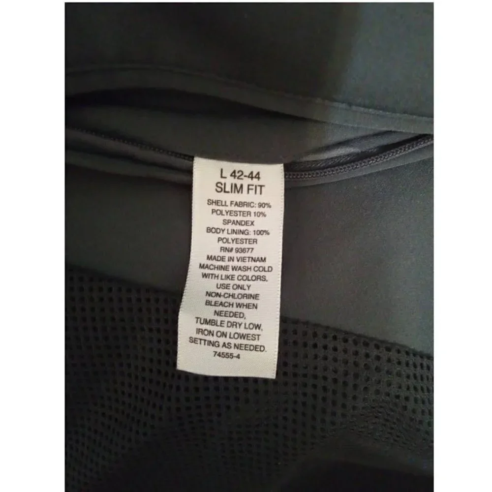J. Ferrar Gray Slim Fit Stretch Fabric Single Breasted Blazer Sz L (42-44)